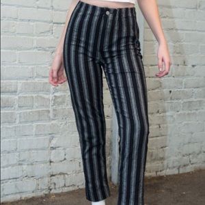 black and white tilden brandy melville pants!